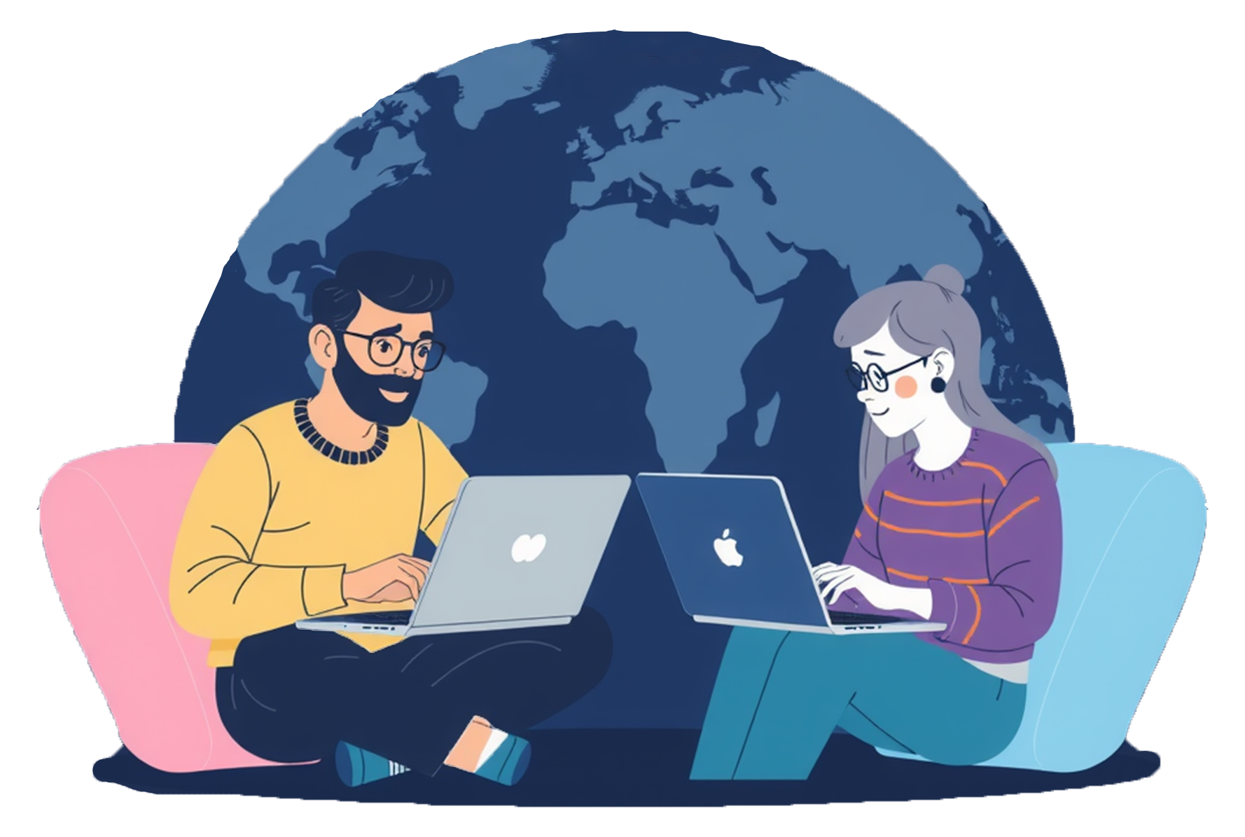 Ilustración de programación